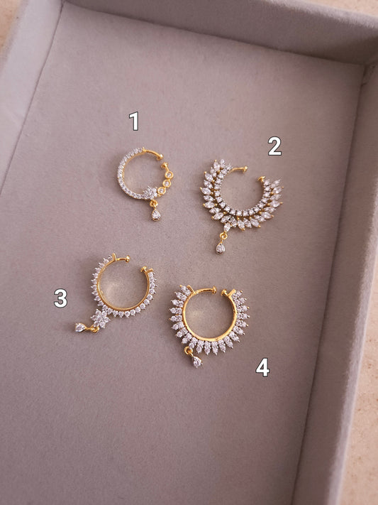 Non pierced nose pins