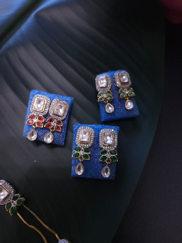 Chandra Polki necklace set