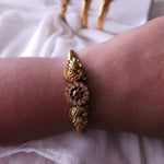 Nakshi goldplated adjustable bracelet