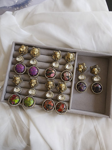 Hasika sabyasachi inspired contemporary earrings