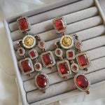 Arava cz polki earrings