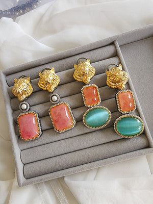 Hasika sabyasachi inspired contemporary earrings