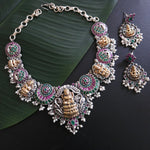 Alicia dualtone necklace set