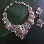 Alicia dualtone necklace set