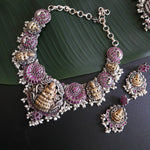 Alicia dualtone necklace set
