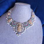 Alicia dualtone necklace set