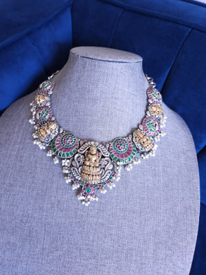 Alicia dualtone necklace set