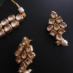 Aashwi kundan meenakari necklace set