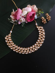 Arva kundan necklace set