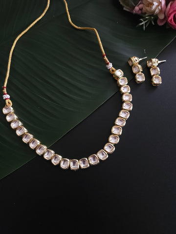 Arva kundan necklace set