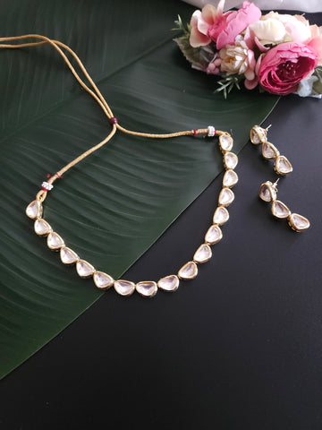 Arva kundan necklace set