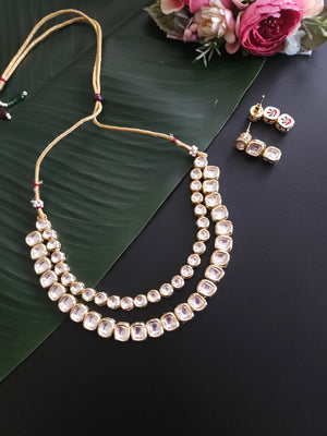 Arva kundan necklace set