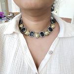 Laya sabyasachi inspired contemporary necklace set