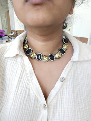Laya sabyasachi inspired contemporary necklace set