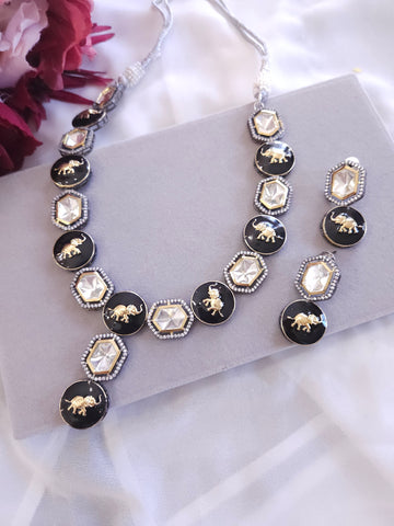 Laya sabyasachi inspired contemporary necklace set