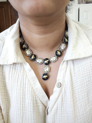 Laya sabyasachi inspired contemporary necklace set