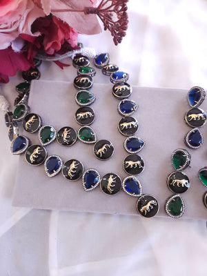 Laya sabyasachi inspired contemporary necklace set