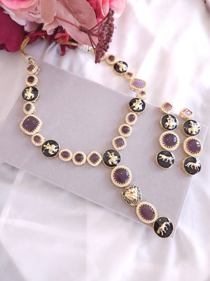 Laya sabyasachi inspired contemporary necklace set