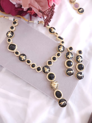 Laya sabyasachi inspired contemporary necklace set