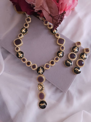 Laya sabyasachi inspired contemporary necklace set