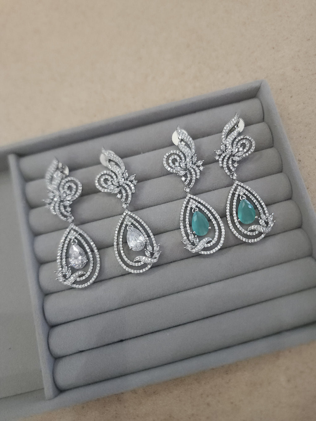 Aria CZ earrings