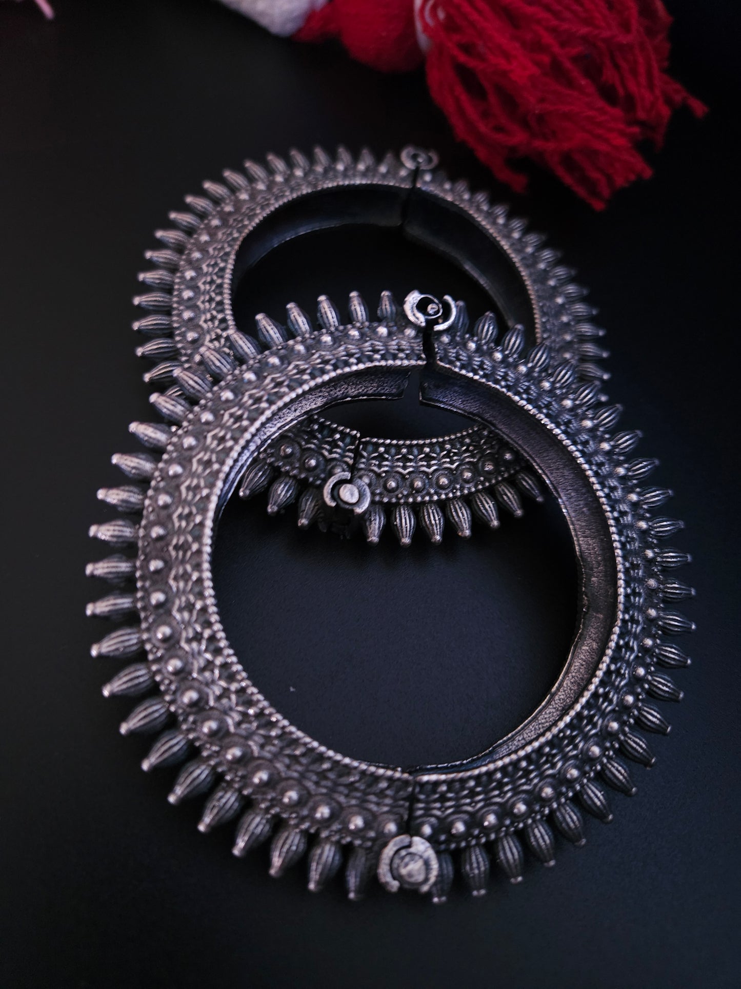 Pranathi silver kada alike Bangles