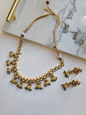 Arva kundan necklace set
