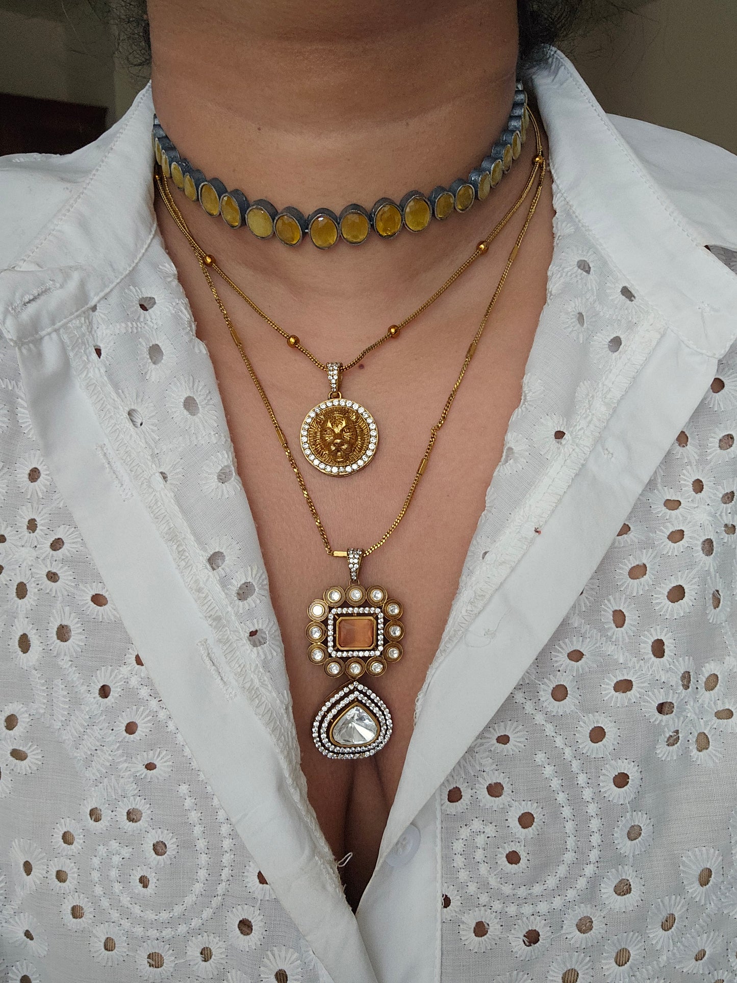 Hasika sabyasachi inspired contemporary necklace set