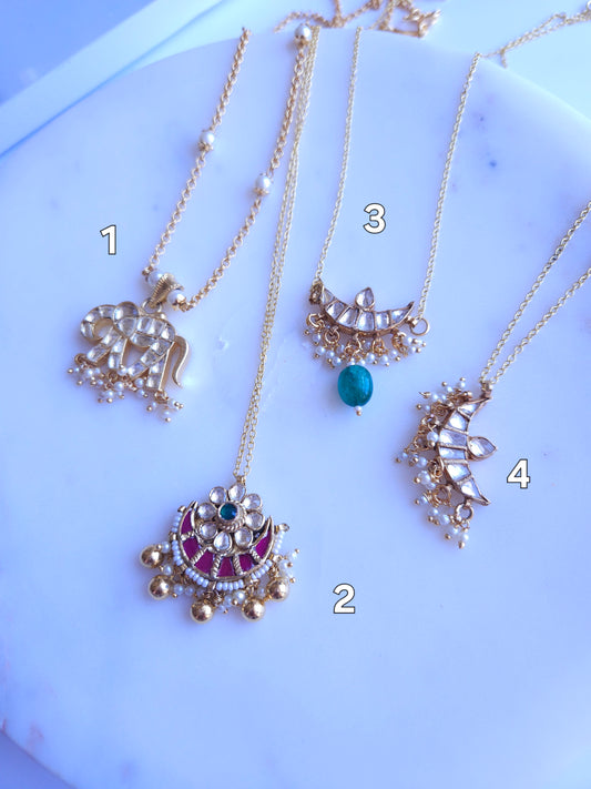 Aarvi jadau kundan necklace