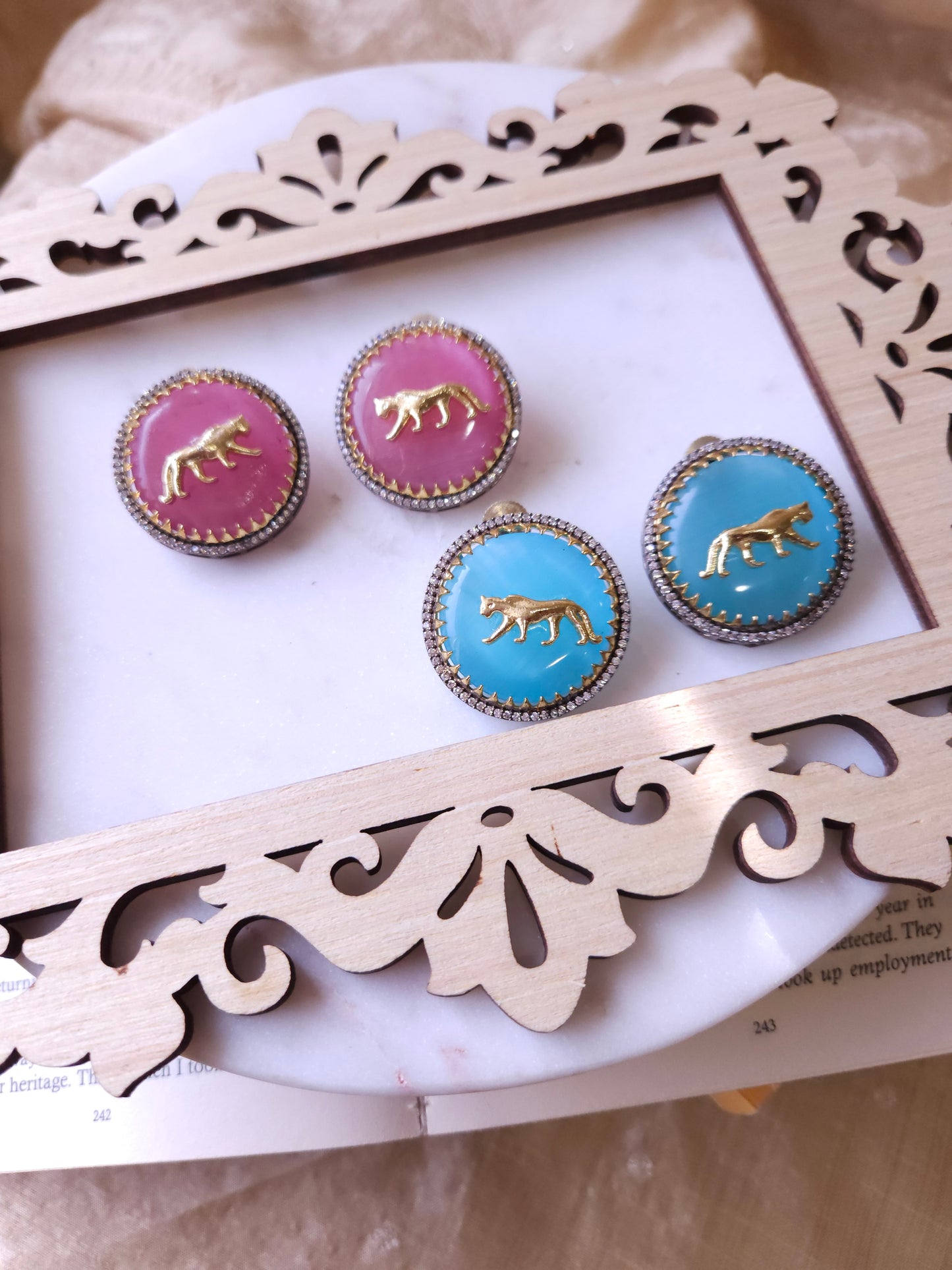 Hasika sabyasachi inspired contemporary earrings