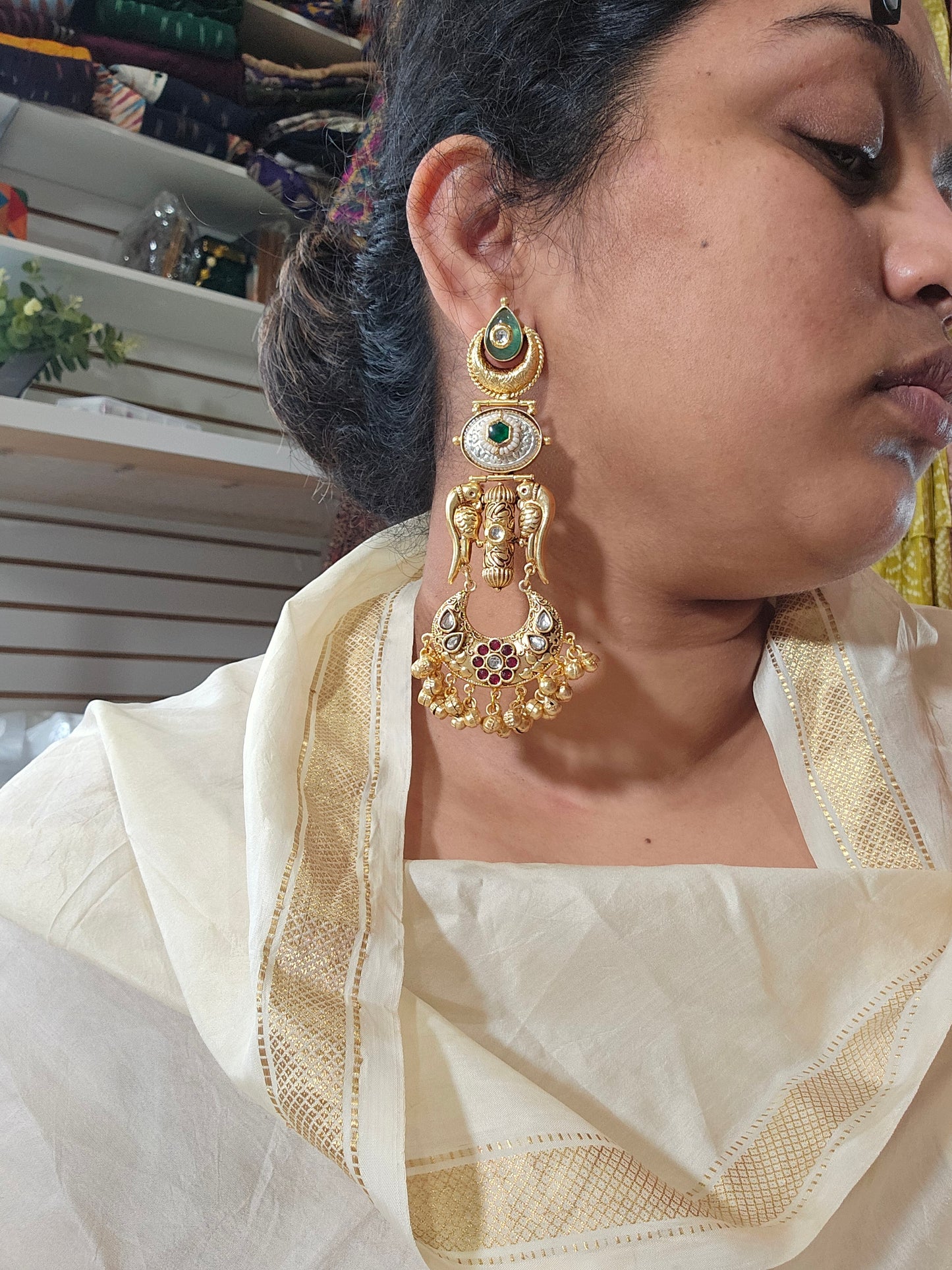 Alicia fusion long earrings