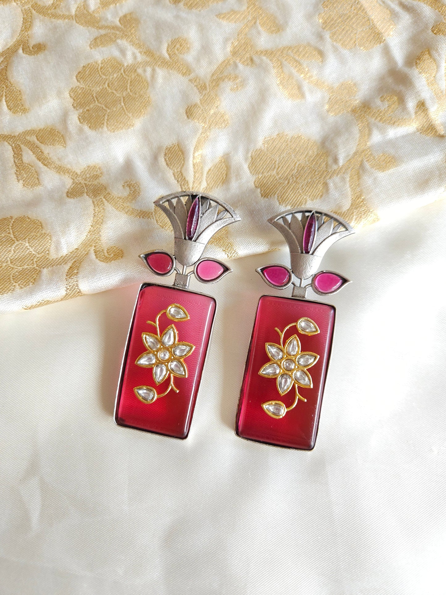 Anthara dualtone earrings