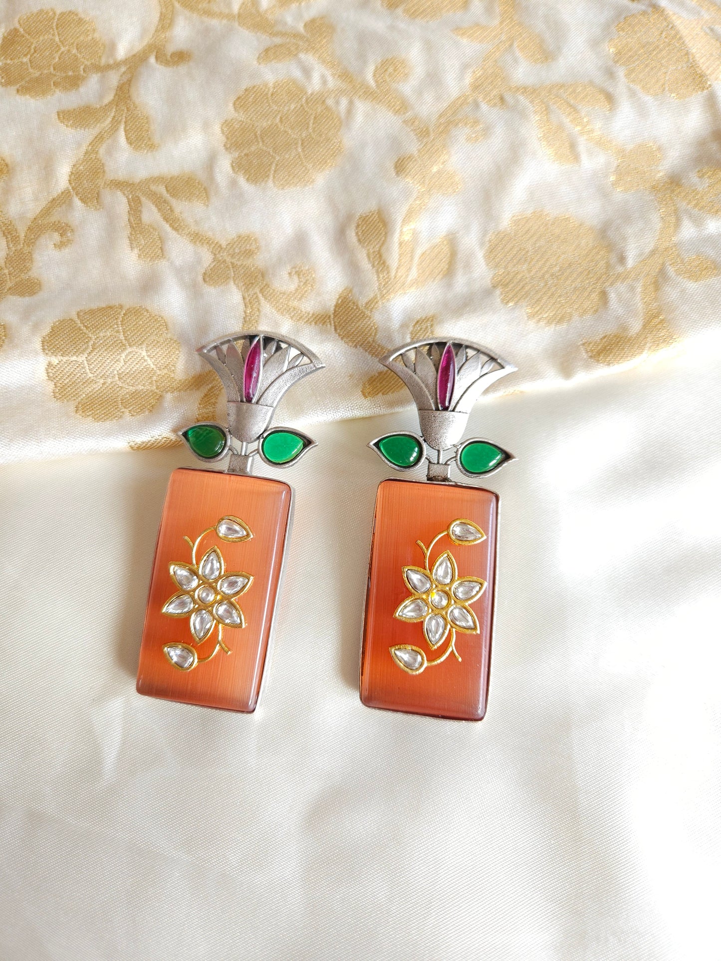Anthara dualtone earrings
