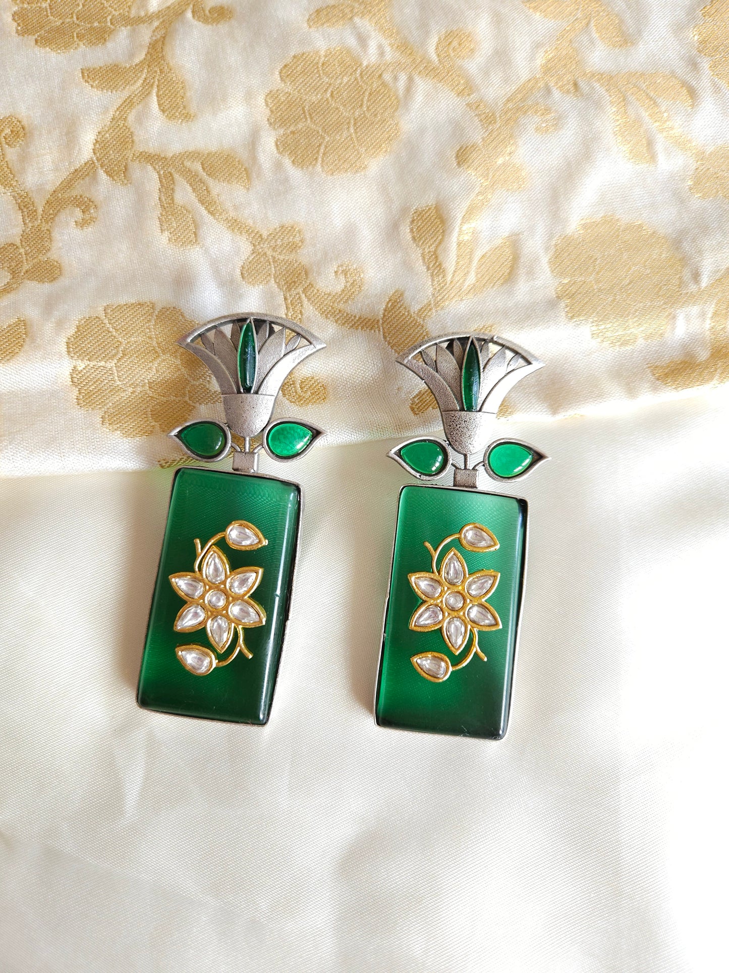 Anthara dualtone earrings