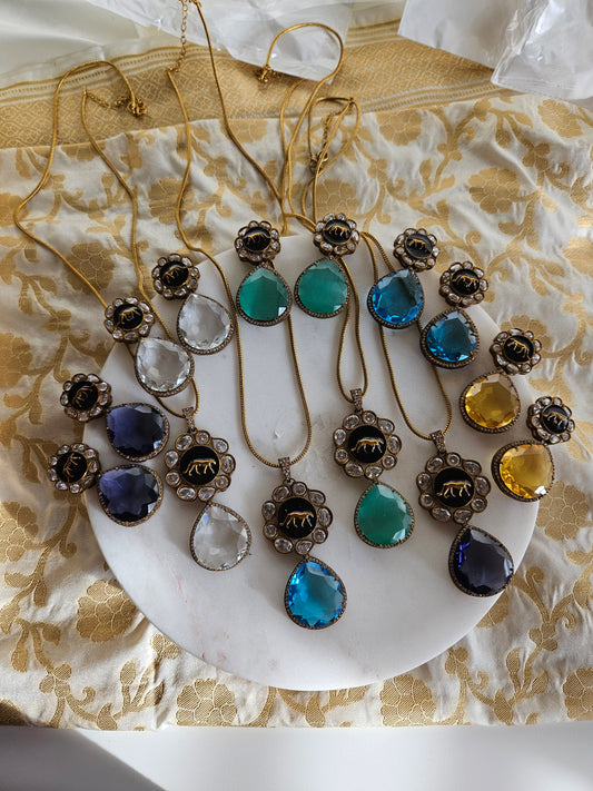 Hasika contemporary necklace set