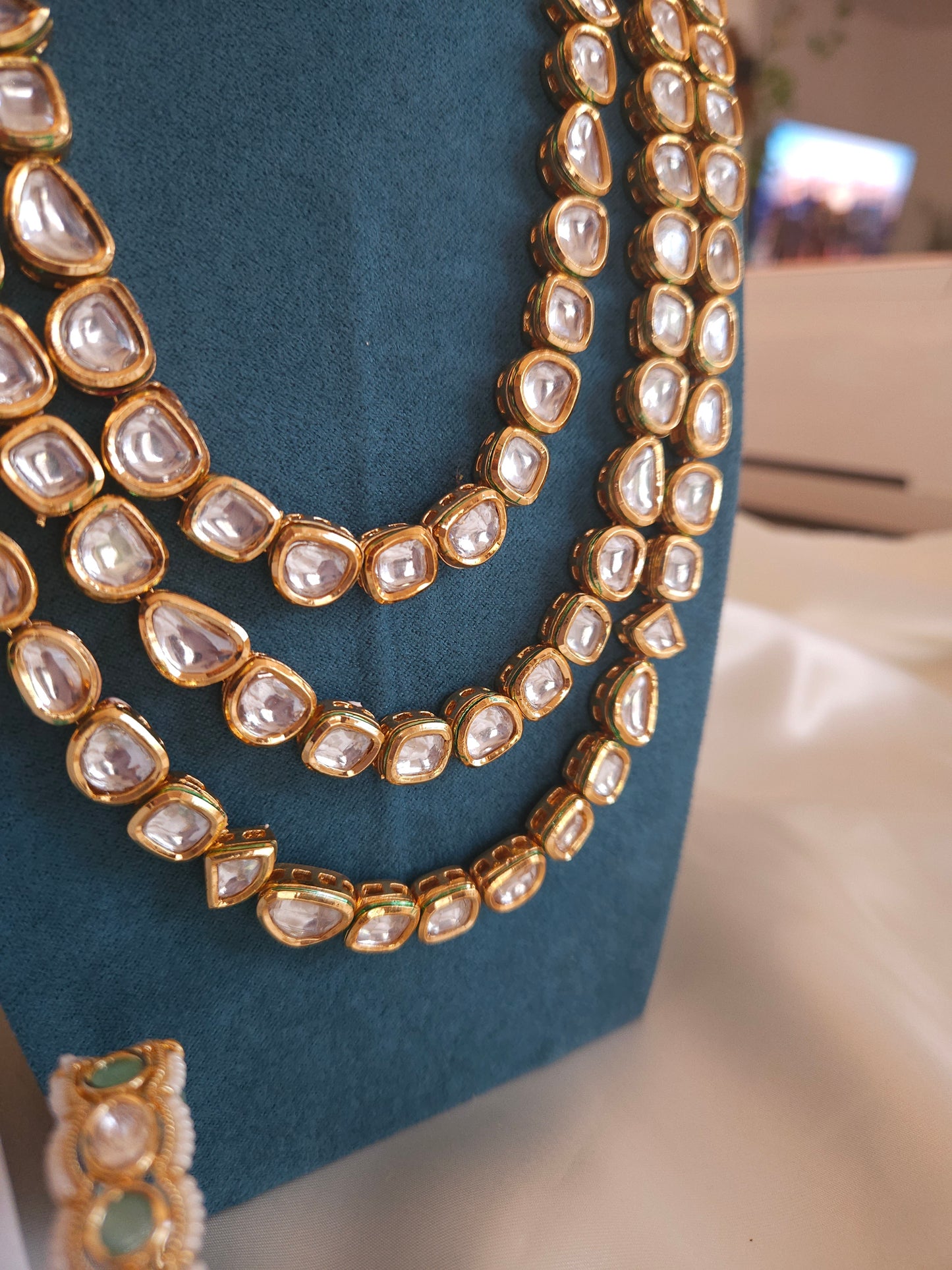 Ridhi polki kundan necklace set