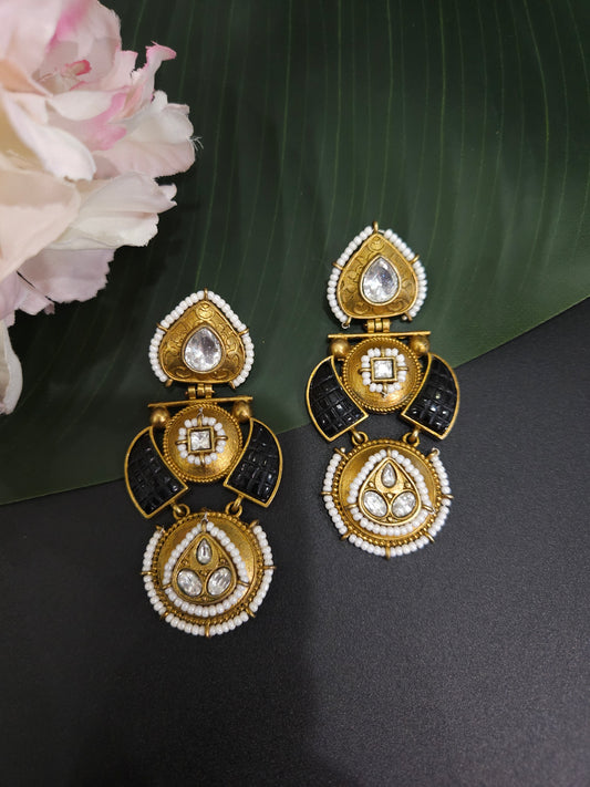 Adriana rajwadi polish earrings
