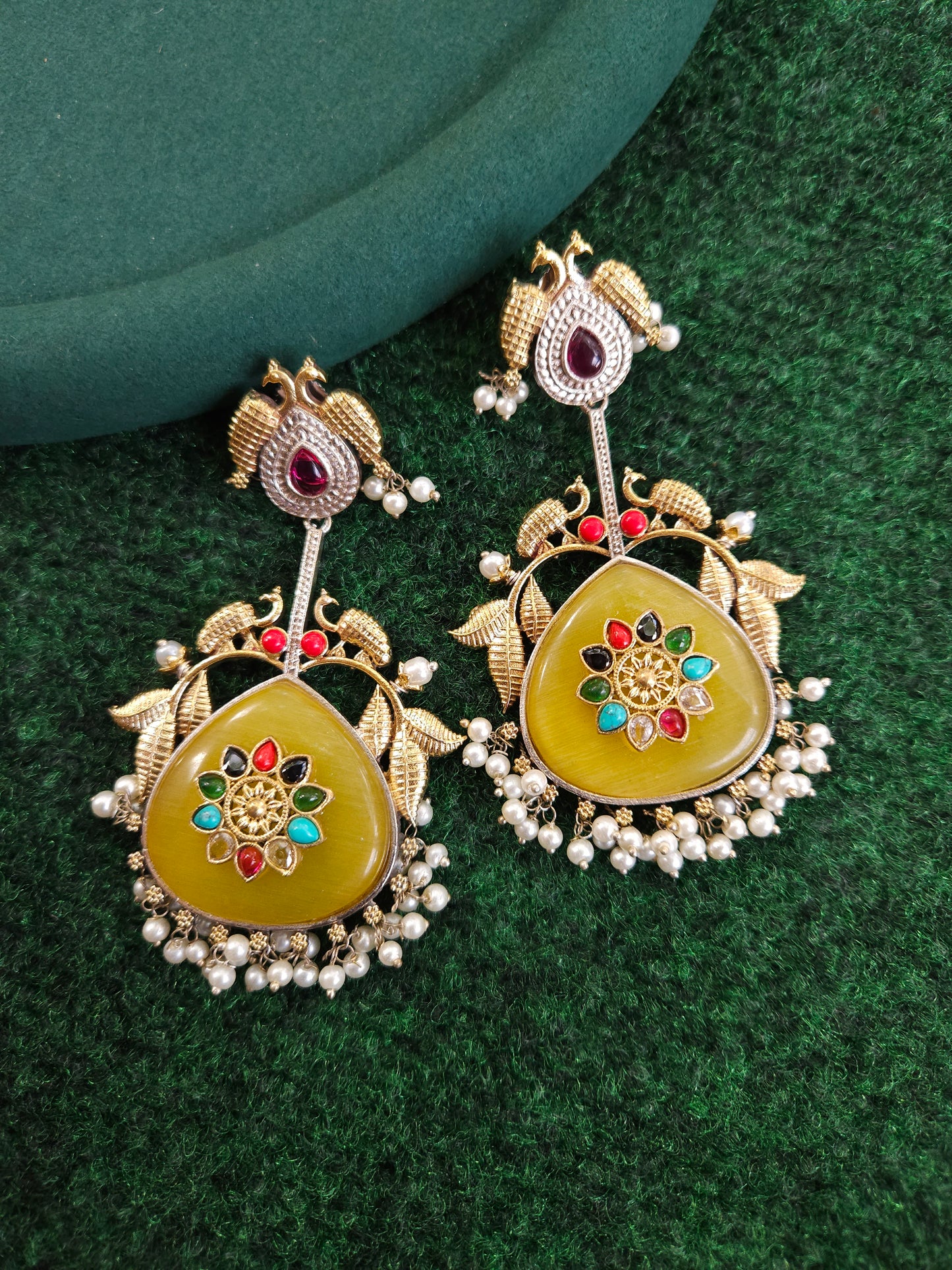 Anthara dualtone earrings