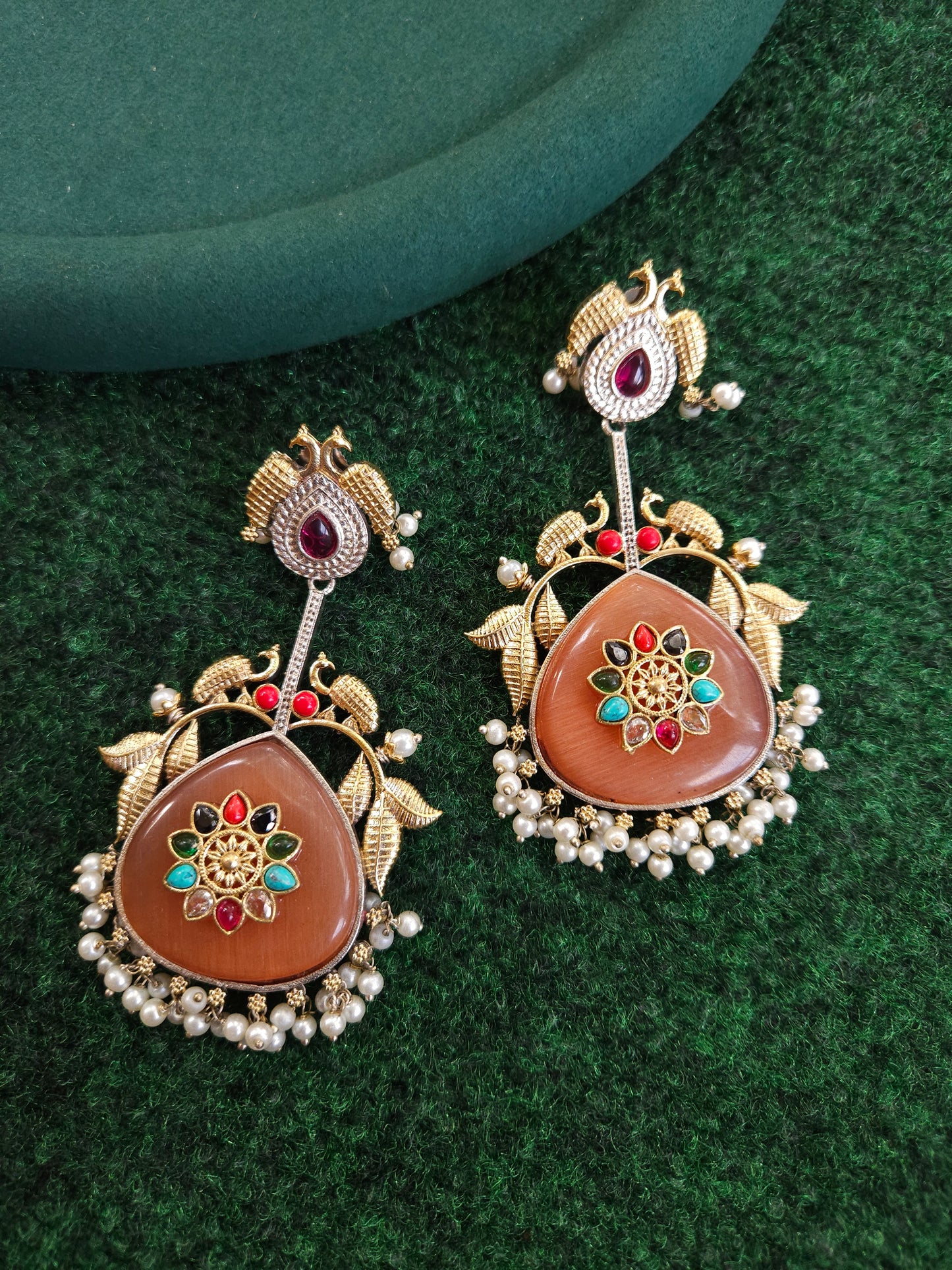 Anthara dualtone earrings