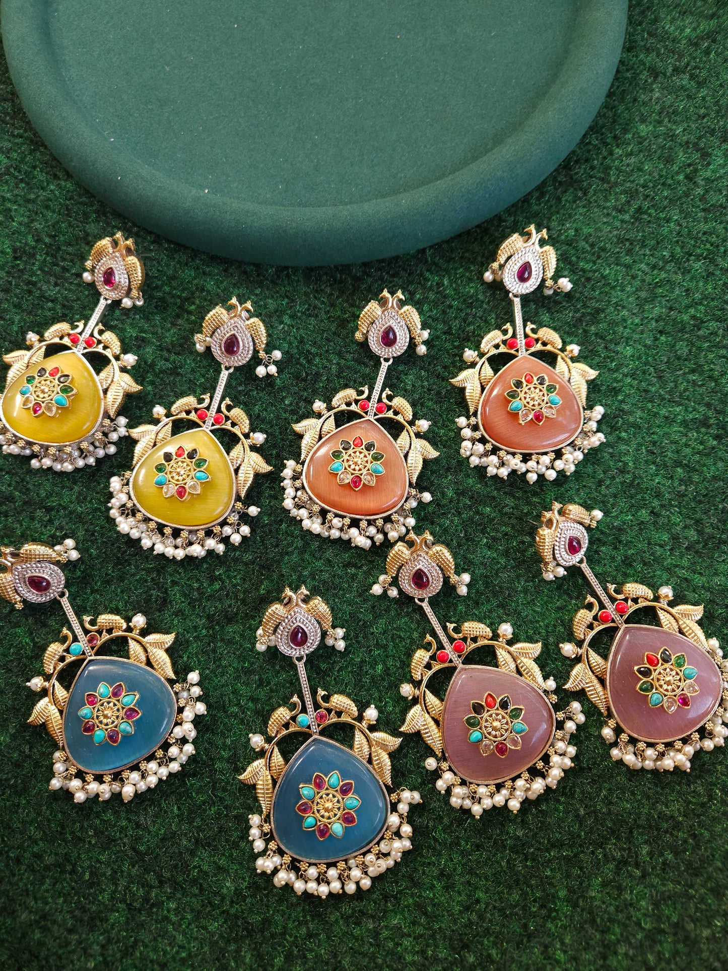 Anthara dualtone earrings