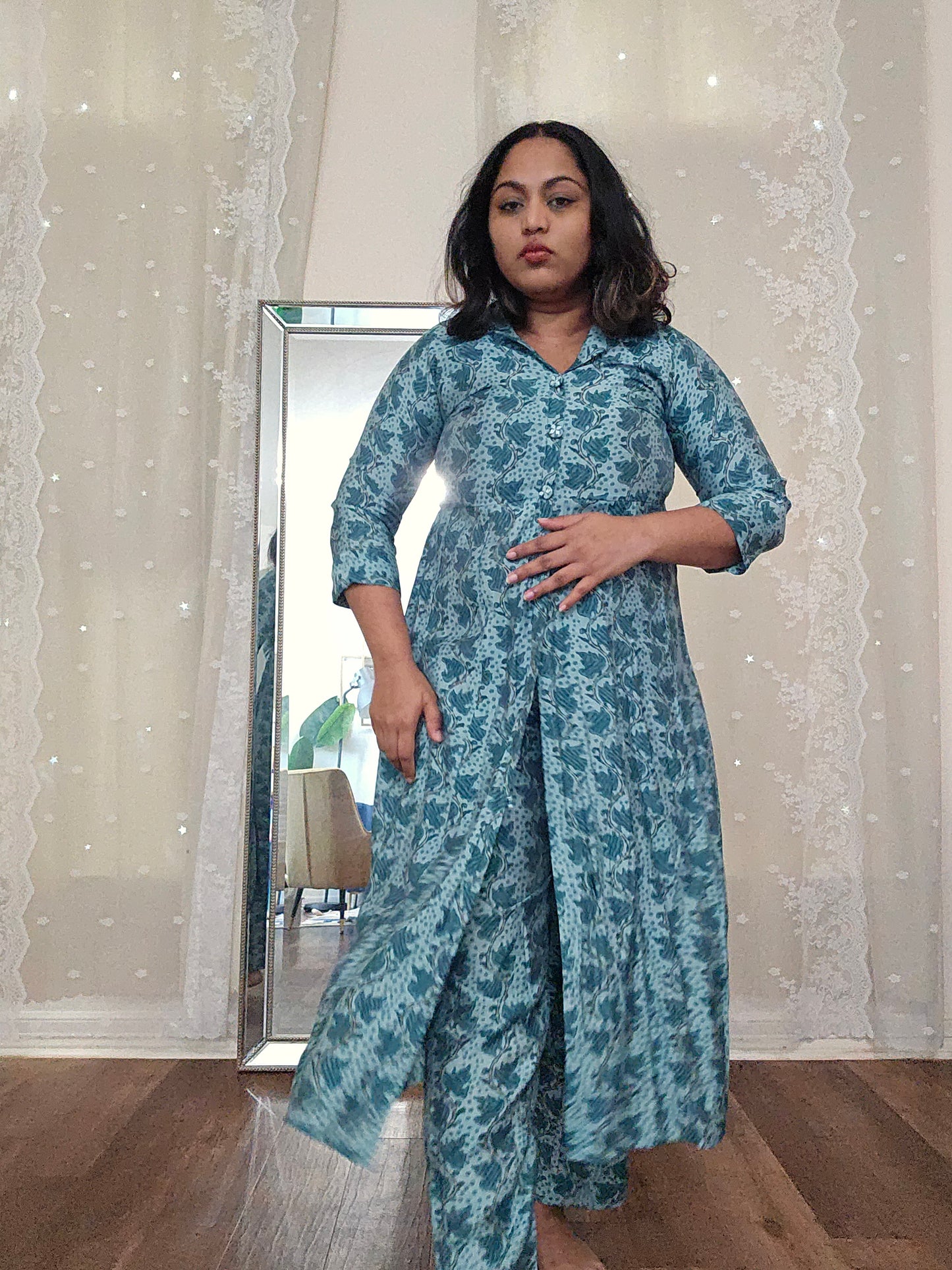Muslin co-ord set dress