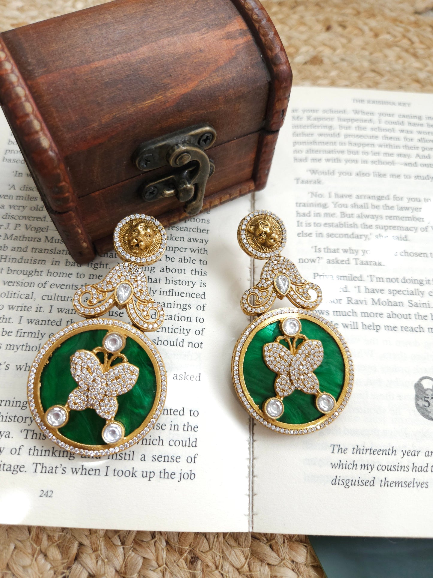 Hasika sabyasachi inspired contemporary earrings