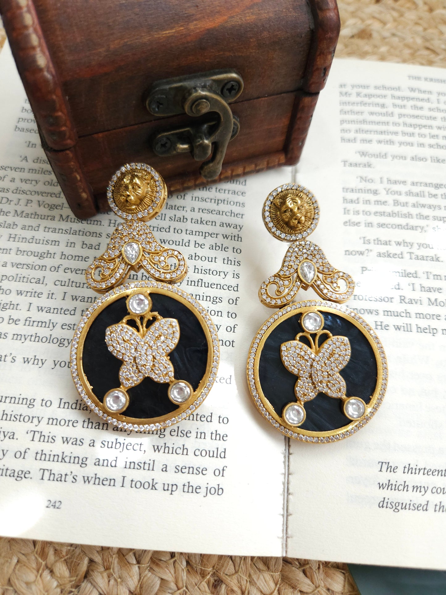 Hasika sabyasachi inspired contemporary earrings