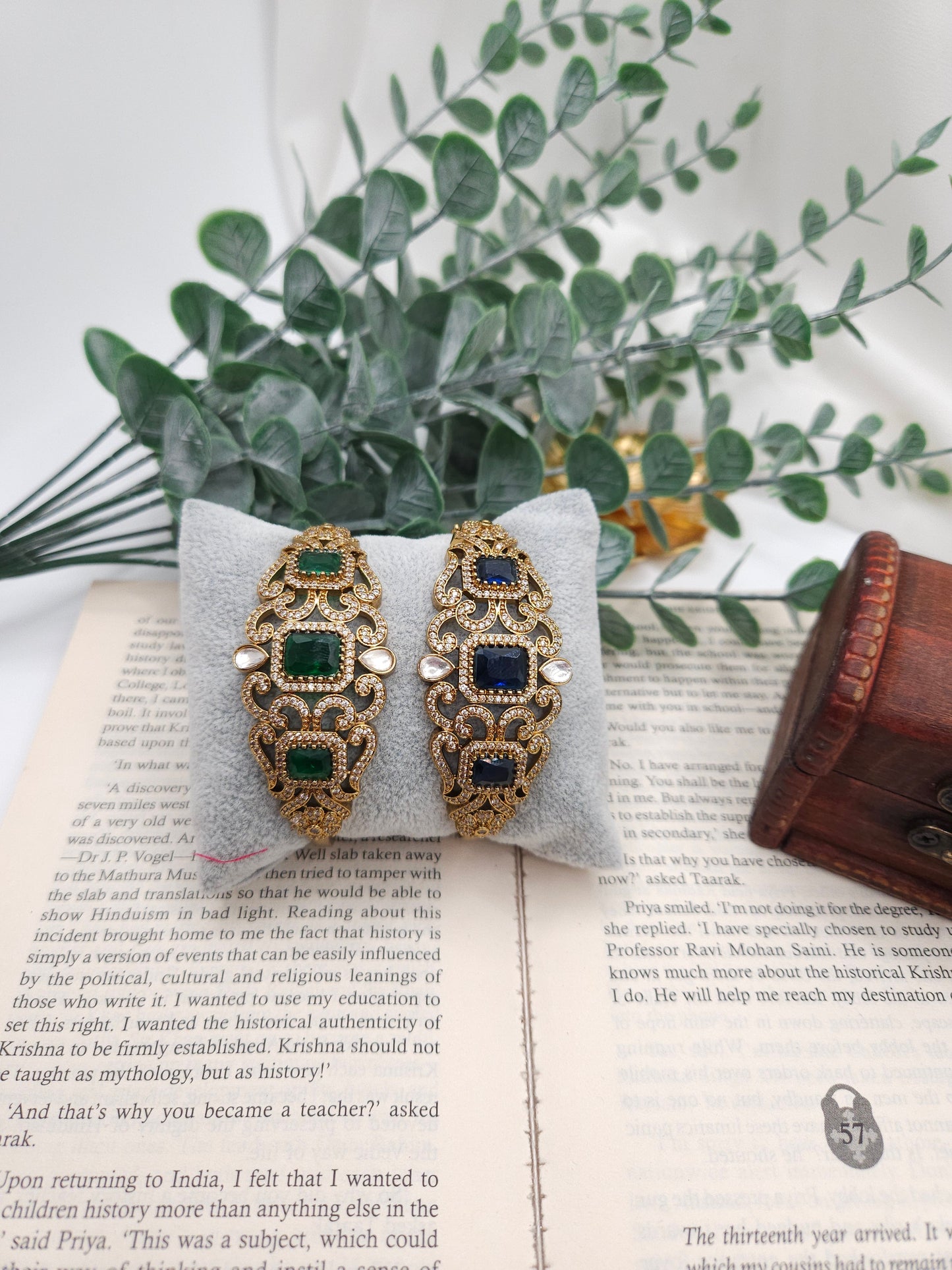 Victorian polki antique bracelets /bangle