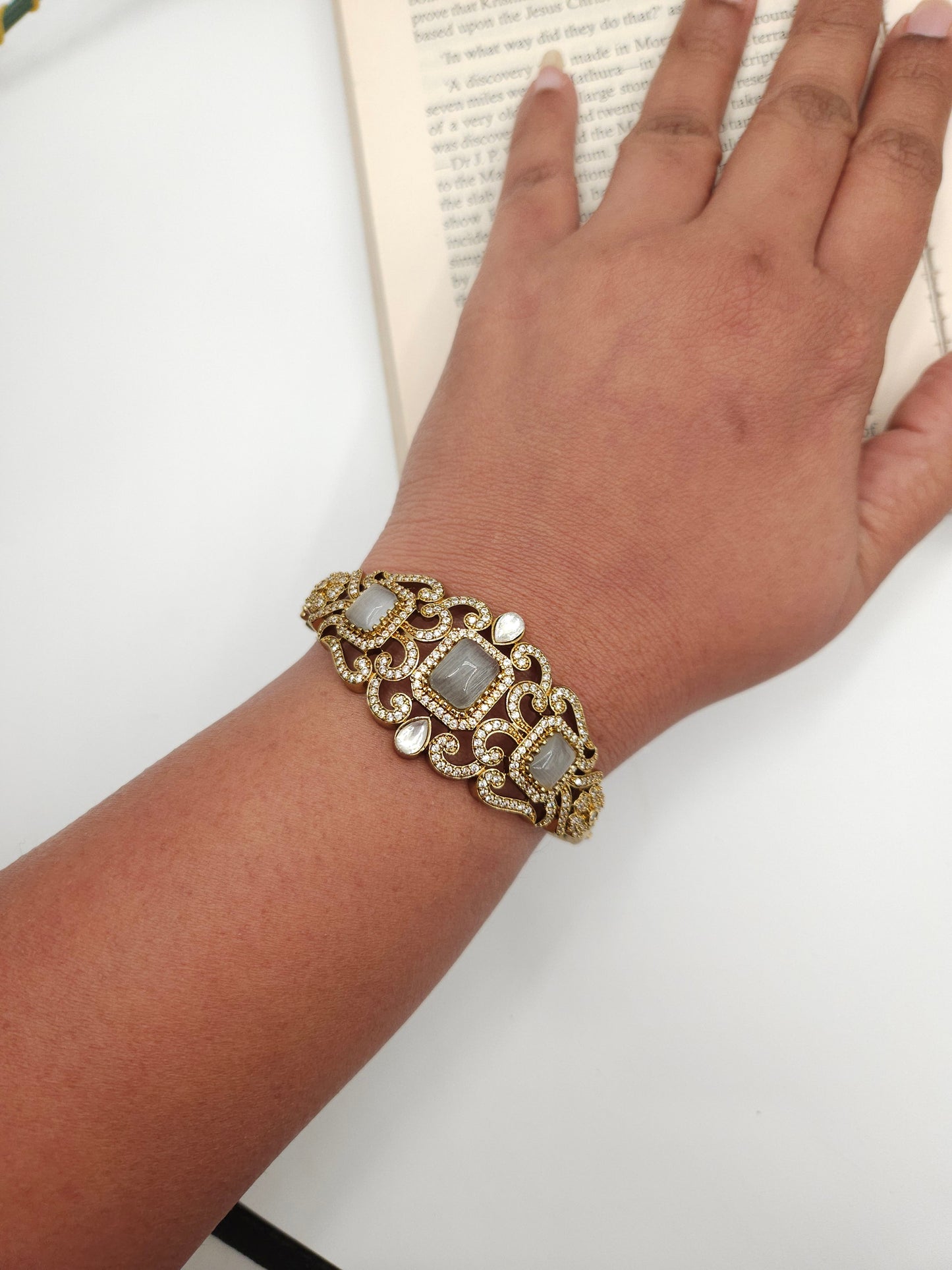 Victorian polki antique bracelets /bangle