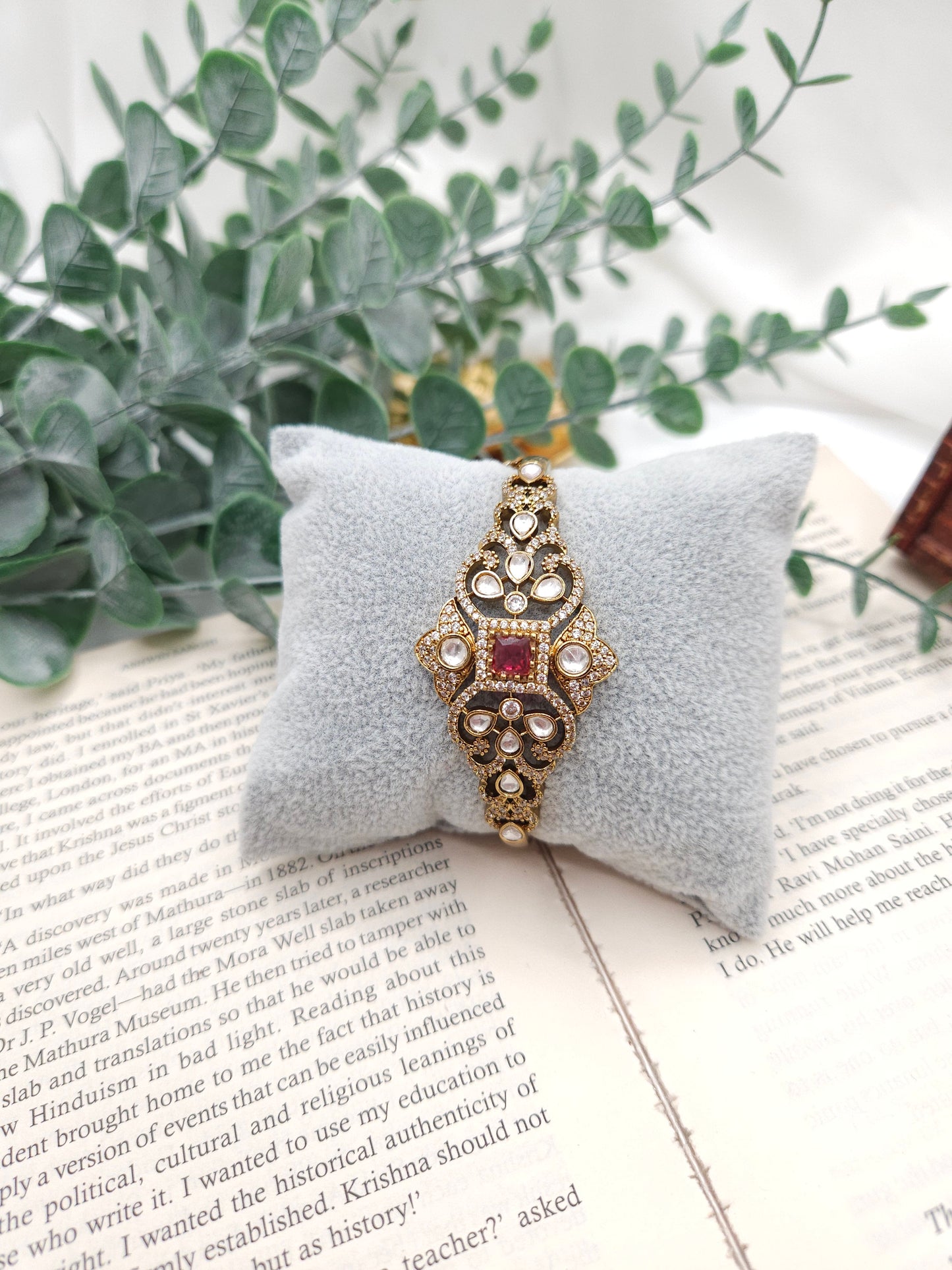 Victorian polki antique bracelets /bangle
