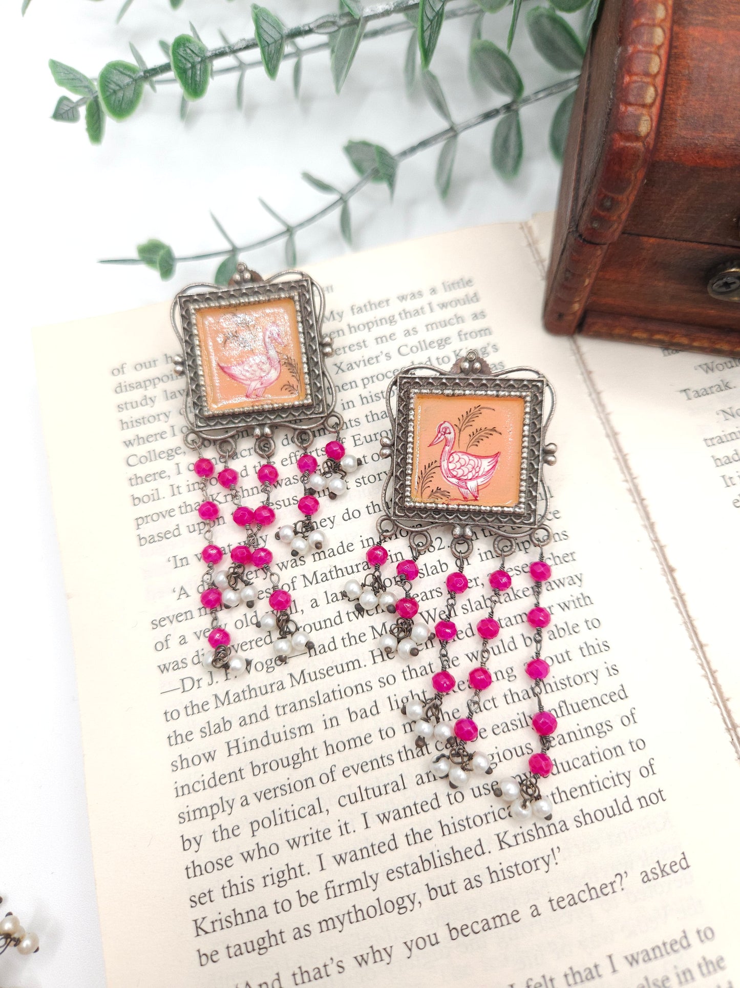 Krituka Handpainted earrings