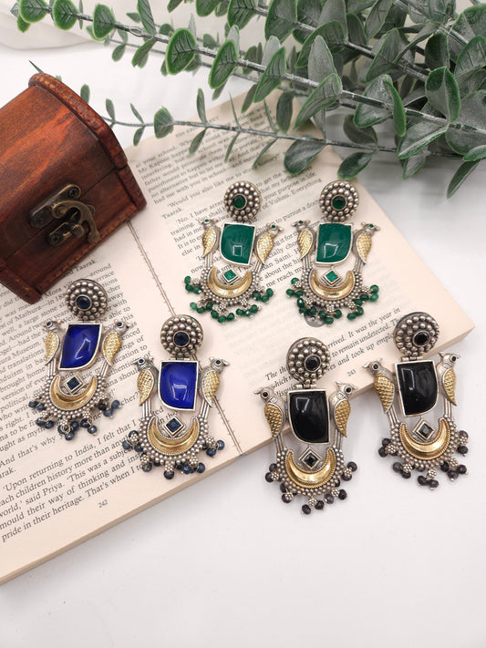 Anthara dualtone earrings