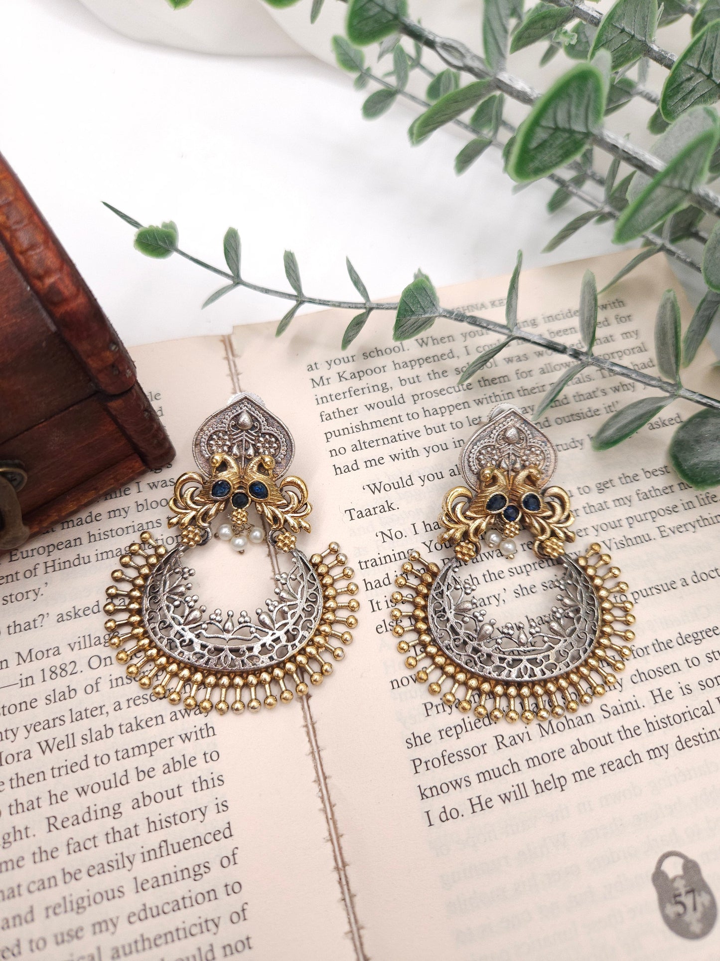 Aastha dualtone  earrings