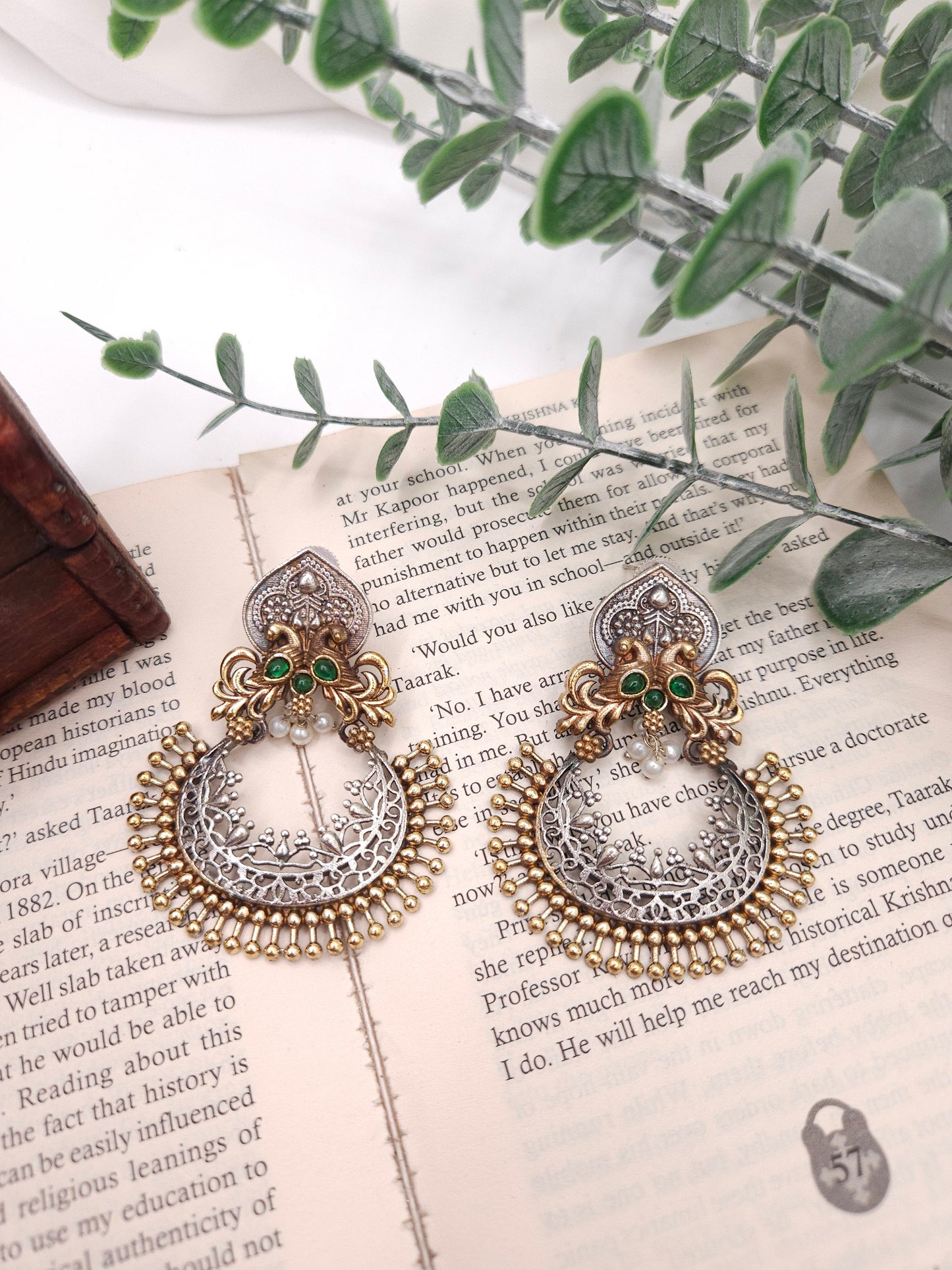 Aastha dualtone  earrings